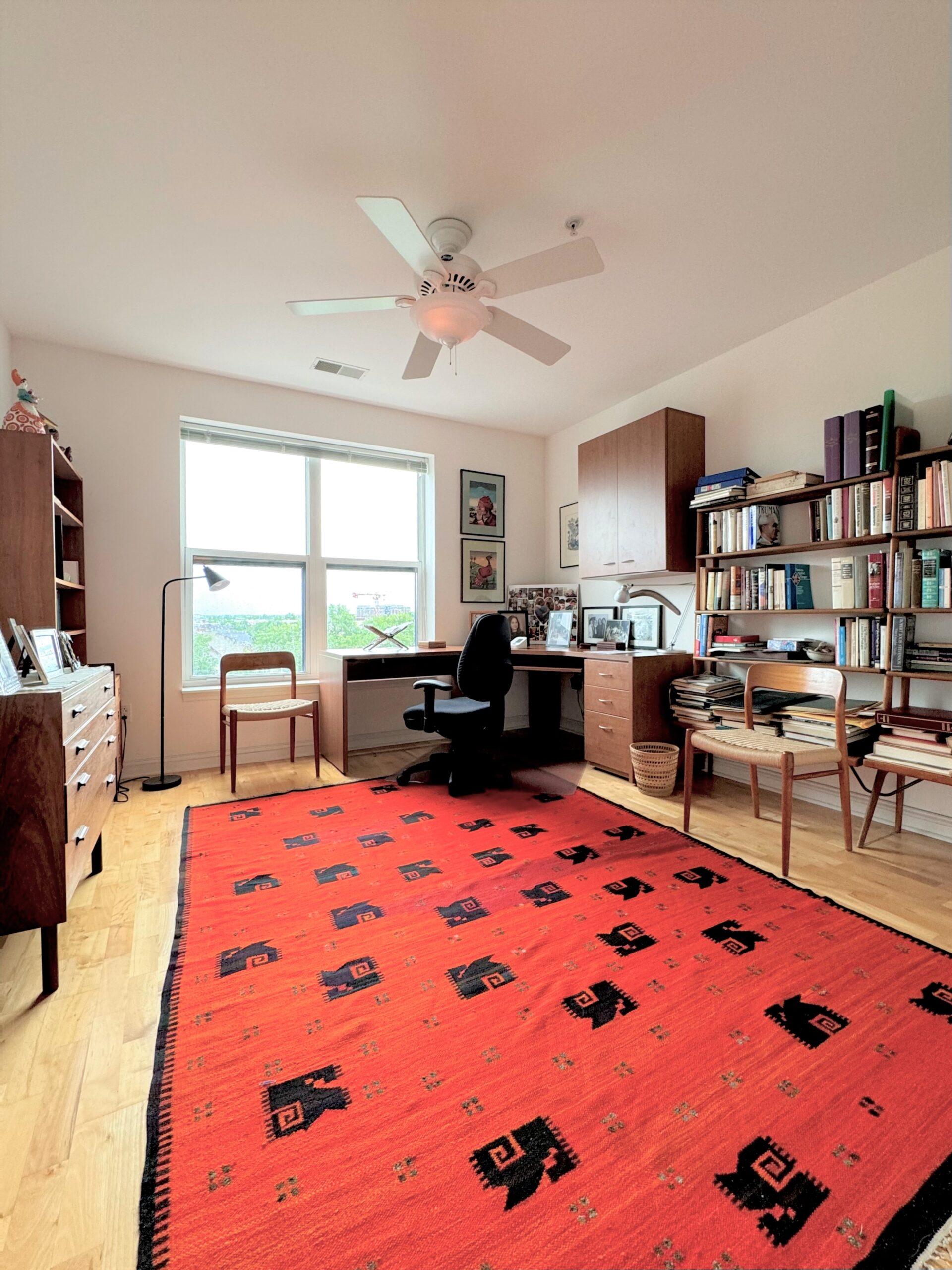 An office space in the Langdon floor plan.