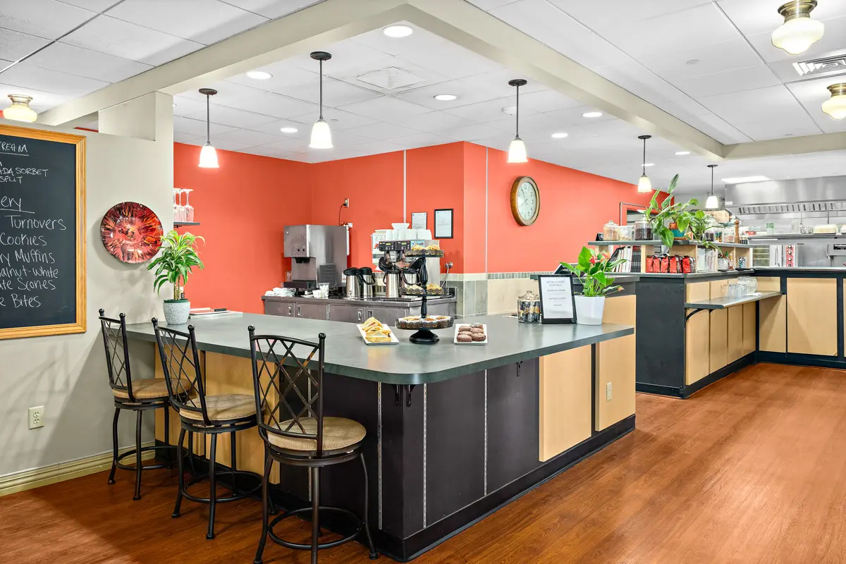 A restaurant in the Capitol Lakes community.